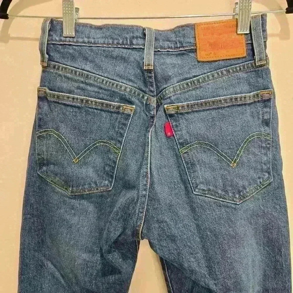 Levi's Women's 501 S Button-fly 25x37 Skinny Jeans Made in the USA - Picture 7 of 16